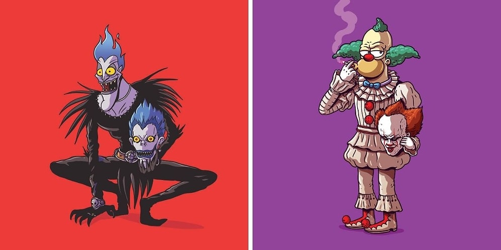 Иконы без масок: Художник раскрывает, кто скрывается под масками известных персонажей (20 фото)