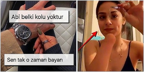 Bedensel Engelli Ceren'in 'Sol Kol Olmadan Sağ Kola Saat Takılmaz' Diyen Adama Verdiği Kapak Gibi Cevap