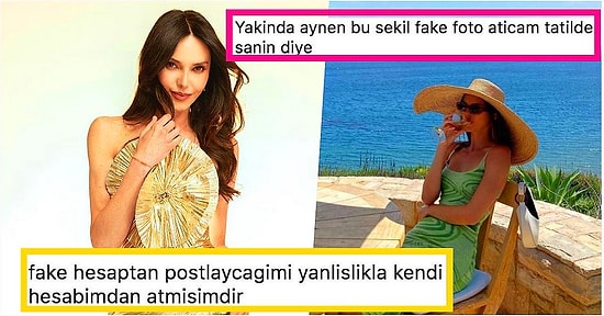 Bu Kadarına da Pes! Hande Ataizi Kendi Fotoğrafıymış Gibi Dünyaca Ünlü Bir Modelin Fotoğrafını Paylaştı