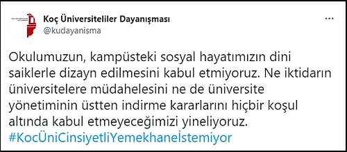 Koç Üniversitesi'nde Haremlik Selamlık Yemekhane Tezi