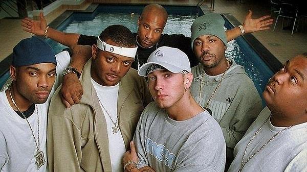 Hayranları çoktan doğru tahmin etti: Eminem Detroitli rap grubu D12'in bir parçası!