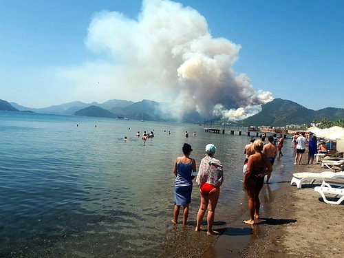 Marmaris'te Orman Yangını: Alevlerin Ortasında Kalan Bir Orman Personeli Can Verdi