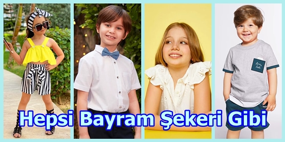Çocuklara Çifte Bayram Yaptıracak 22 Şık Kıyafet ve Ayakkabı