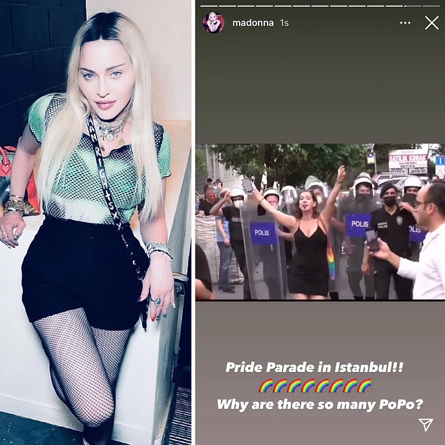 Sadece Türkiye'de değil, dünya basınına da yansıdı bu video; öyle ki Madonna bile Instagram hesabından paylaştı.