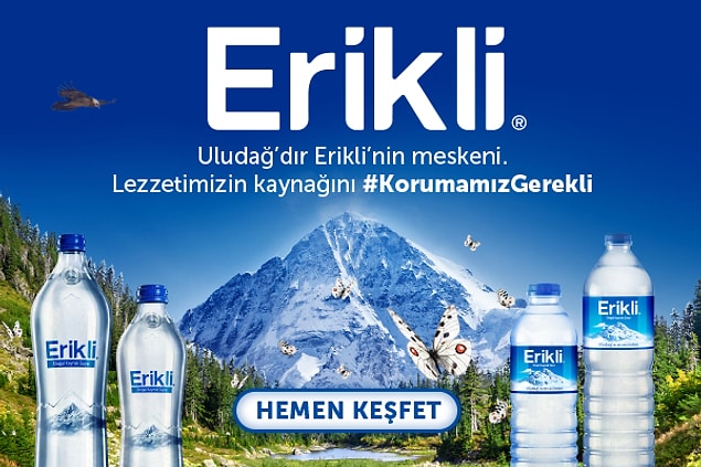 Erikli'dir Uludağ'ın meskeni, lezzetimizin kaynağını korumamız gerekli.💙