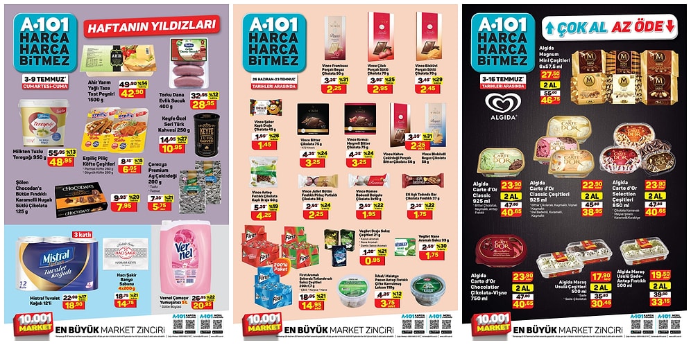 3 Temmuz 2021 A101 Haftanın Yıldızları Kataloğu