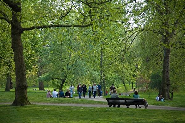 13. Londra'da dahi şehrin tam ortasında yığınlarca büyük park bulunur.