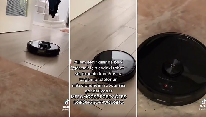 Şehir Dışındayken Evdeki Çocuklarını Görmek İçin Robot Süpürge Kamerasına Bağlanan Aile