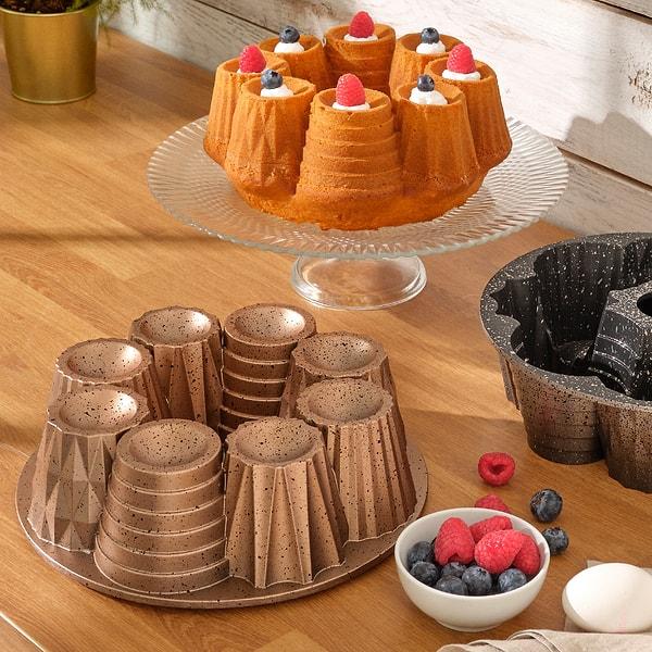 12. Benzersiz pastane kekleri için kullanabileceğiniz Emsan kek kalıpları... 😍