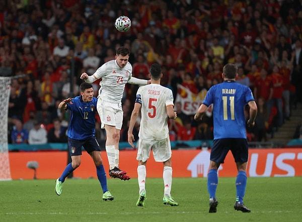 EURO 2020'de ilk finalist Avrupa'nın iki önemli futbol ekolü İspanya ile İtalya arasında oynanan maçla belli oldu.