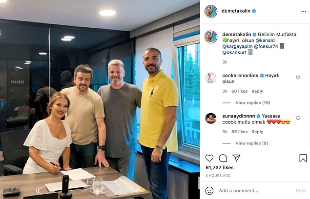 Biz olaylar tam bitti, her şey kapandı diyorduk ki bugün Demet Akalın’dan paylaşım geldi.