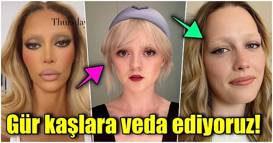Karantina Günleri Sona Ererken Ünlülerden Epey Konuşulacak Yeni Bir Akım Geldi: Kaş Rengi Açma!