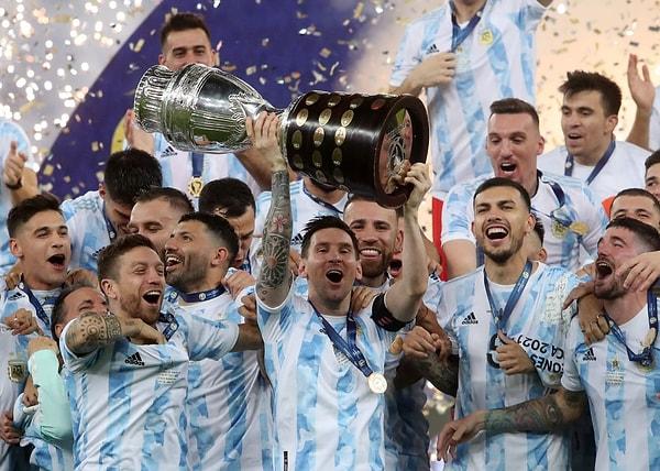 Arjantin, bu sonuçla 1993 yılından bu yana ilk kez Copa America'da şampiyonluğa ulaştı.
