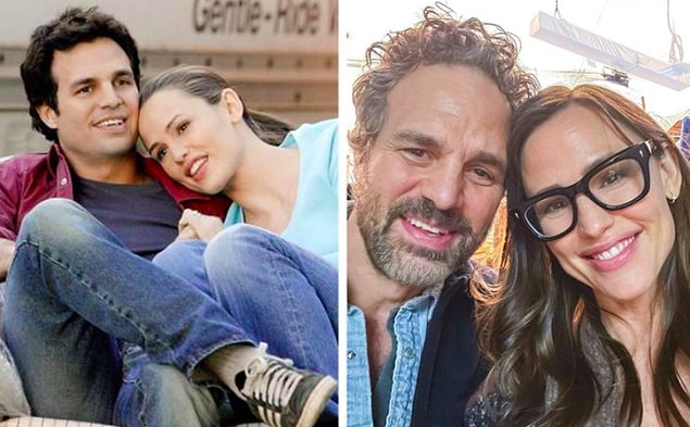 3. Jennifer Garner ve Mark Ruffalo (13 Going on 30 filmindeki Jenna Rink ve Matt Flamhaff)
