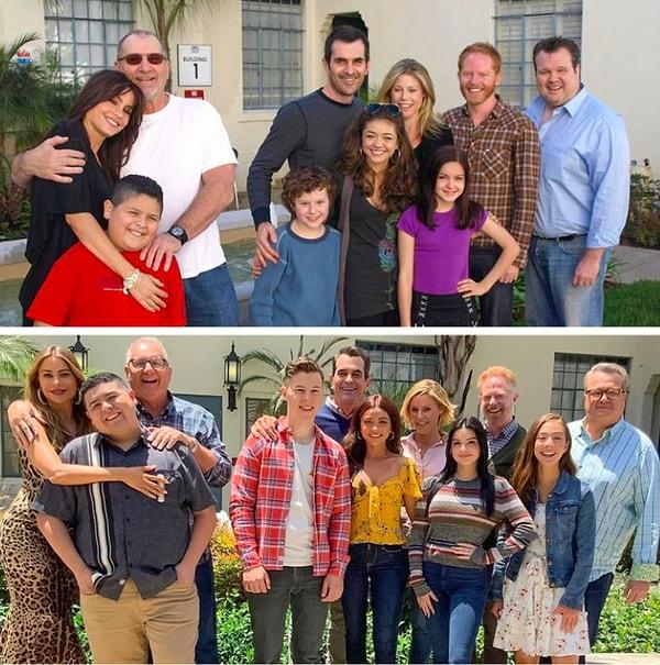 11. Modern Family dizisinin bütün ekibi oldukça değişmiş. 😍