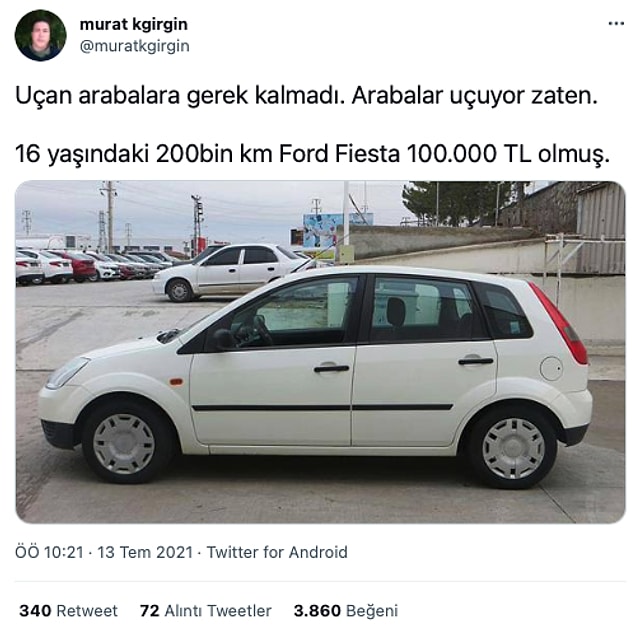 12. Uçan araba derken bundan bahsedilmiyordu ama ya.