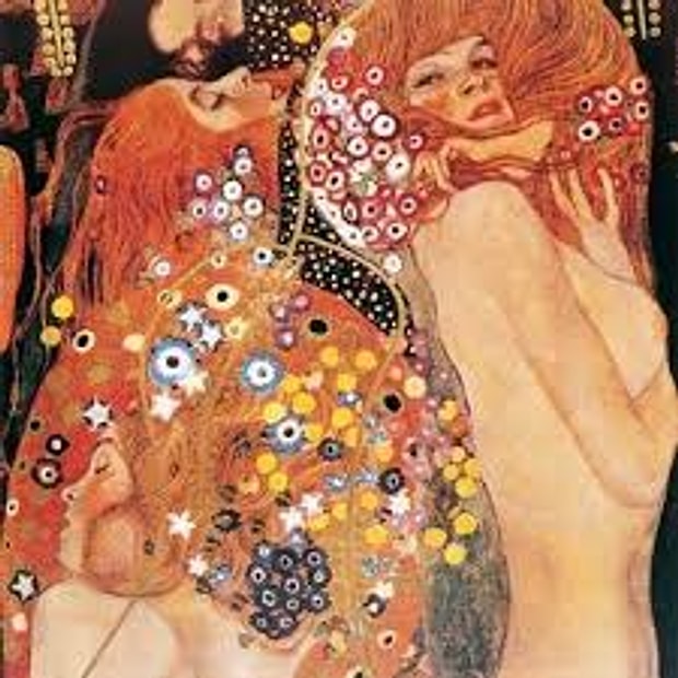 Wasserschlangen II - Gustav Klimt