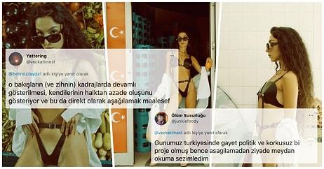 Elif Domaniç'in Markası İçin Fantezi Kıyafetiyle İstanbul Sokaklarında Gezen Model Sosyal Medyayı İkiye Böldü