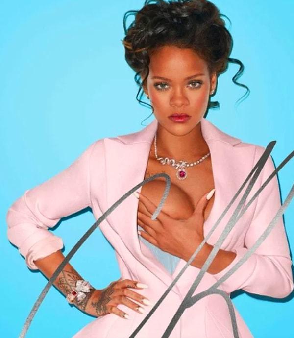 4. Rihanna'nın marka tanıtımı için sosyal medya hesabında yaptığı paylaşım ortalığı yaktı!