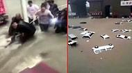 Çin'den 12 Kişinin Hayatını Kaybettiği Sel Felaketinden Çarpıcı Görüntüler