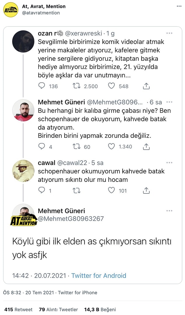 1. Öyle olursa sıkıntı...