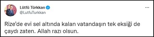 İYİ Partili Türkkan'ın tweeti 👇