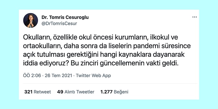 Okulların Pandemi Sürecince Neden Açık Tutulması Gerektiğine Dair Bu Yazıyı Okumalısınız