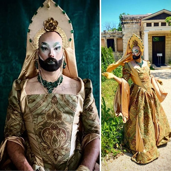 17. Наконец то завершил работу над этим платьем