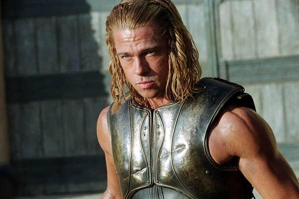 12. Yine Brad Pitt ama bu sefer "Troy" filminde...