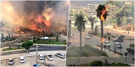 Antalya Manavgat'ta Orman Yangını: Alevler Yerleşim Yerlerine Sıçradı