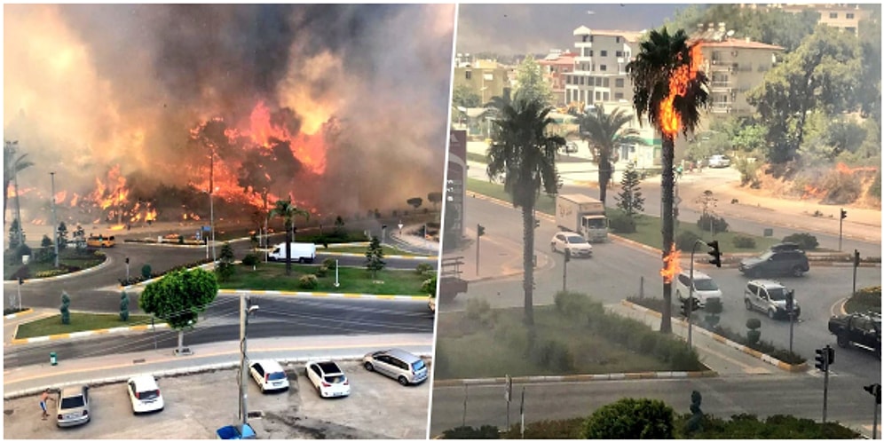 Antalya Manavgat'ta Orman Yangını: Alevler Yerleşim Yerlerine Sıçradı