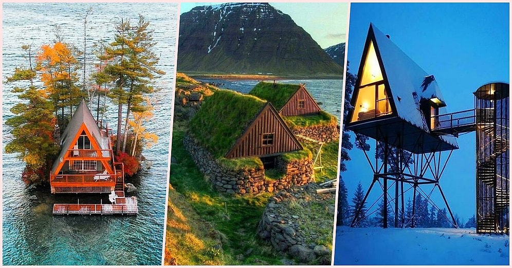 Tasarımlarıyla Sizde Alıp Başını Gitme İsteği Uyandıracak Doğa İle İç İçe Geçmiş 50 Konforlu Kulübe