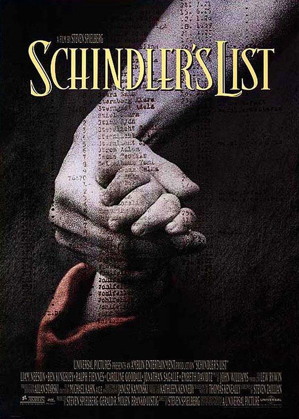1. Schindler's List / Schindler'in Listesi (1993) IMDb: 8.9