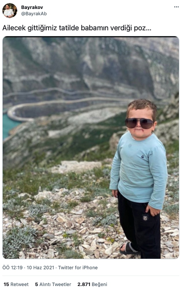 9. Manzaraya karşı çek beni.