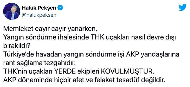 100 Litre Farkın Bedelini mi Ödüyoruz? İşte THK'nın Yangın Söndürme Uçağı İhalesine Girememe Sebebi