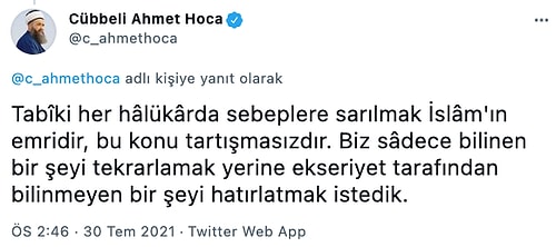 Cübbeli: ‘İzmir Marşı İle Yağmurun Durduğuna İnananlar, Tekbirle Yangının Söneceğine Neden İnanmıyor?’