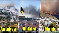 Dört Bir Yanımız Yanıyor! Türkiye'yi Ele Geçiren Orman Yangınlarından Yürekleri Paramparça Eden Görüntüler