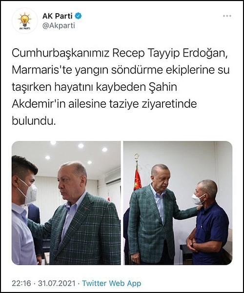 Erdoğan'a Şahin Akdemir Tepkisi: 'Ziyarette Bulunmadı, Ayağına Çağırdı'