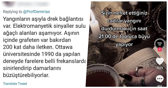 Yangınların Durdurulmasına Yönelik İlginç Yöntemlere Başvuran Bazı İnsanlar ve Kafa Yakan Açıklamaları