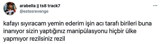 Bu mücadele içerisinde Türkiye'nin örnek olduğunu düşünmesi ise sosyal medyada epey tepki çekti;