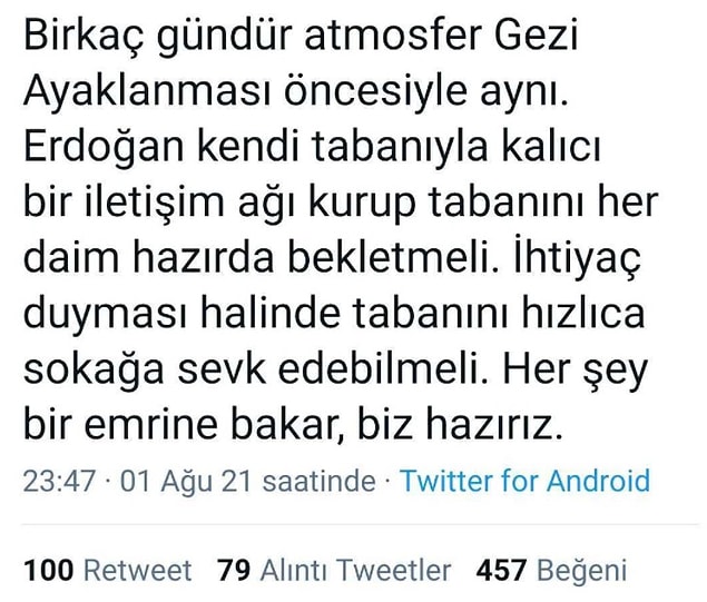 Provokatif, cemaat destekçisi hesaplar da boş durmadı tabii.