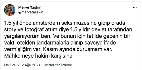 Toplumsal Medya Fenomeni Merve Taşkın Amsterdam'daki Seks Müzesinde Verdiği Pozlar Yüzünden Davalık Oldu