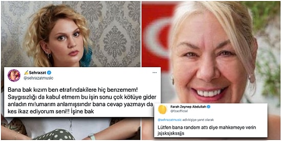 #HelpTurkey Paylaşımına Karşı Çıkan Sanatçı Şehrazat ile Farah Zeynep Abdullah Twitter'da Birbirine Girdi!