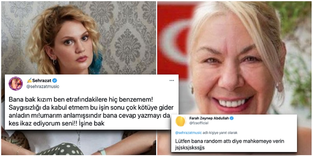 #HelpTurkey Paylaşımına Karşı Çıkan Sanatçı Şehrazat ile Farah Zeynep Abdullah Twitter'da Birbirine Girdi!