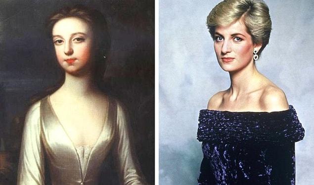 2. Prenses Diana'nın ismi aslen 18. yüzyılda yaşamış farklı bir Lady olan Diana Spencer'dan ilham alınarak verilmiştir.
