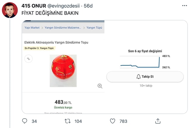 Yangın söndürme topları ise orman yangınlarının başlamasıyla birden fırlamış!