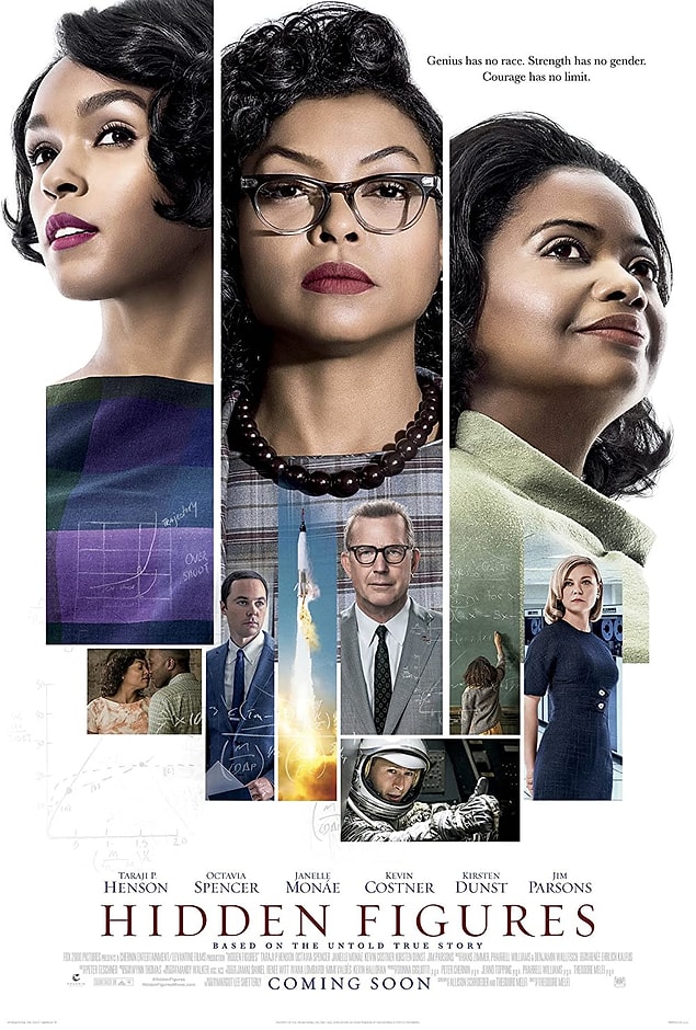 5. Hidden Figures - IMDb 7.8