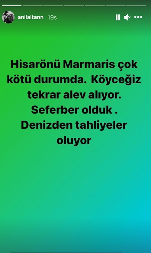 Tüm İmkanlarını ve Kitlesini Kullanarak Yangın Bölgelerine Destek Olmak İçin Canını Dişine Takan Ünlülerimiz