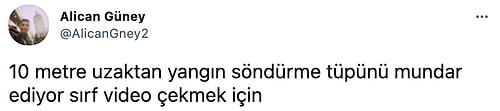 Ünlü Toplumsal Medya Fenomeni CZN Burak’ın Orman Yangınını Yangın Tüpüyle Söndürmeye Çalışması Gündemde!