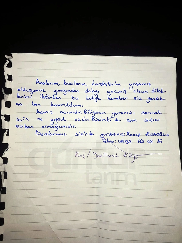 Acılarını Paylaşan Koca Yürekli Çocukların Manavgat Belediyesi'ne Gönderdiği Mektuplar Gözlerinizi Yaşartacak!